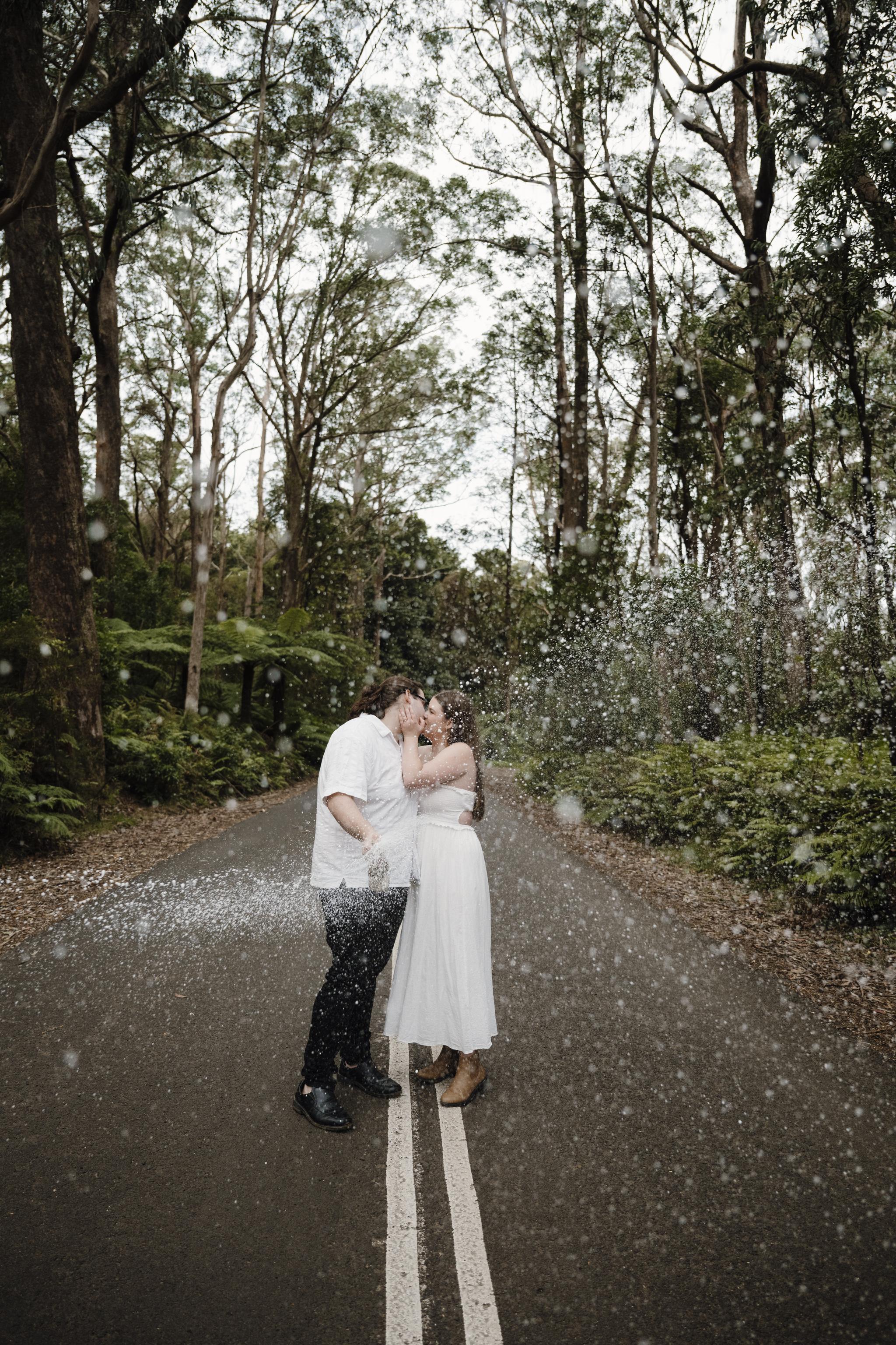 Kirsten & Jake’s Engagement Session at Cathedral of Ferns