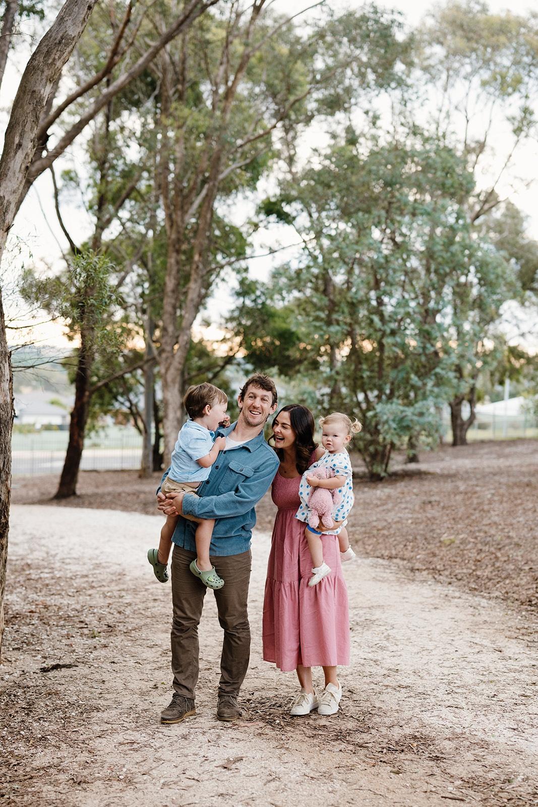 Renae and Andrew’s Family Session, Orange Botanical Gardens